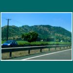 Autobahn südlich von Santiago de Chile