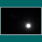 Mond und Jupiter