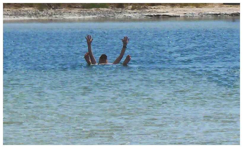 Ein echter Ischler geht nicht unter in der Laguna Cejar