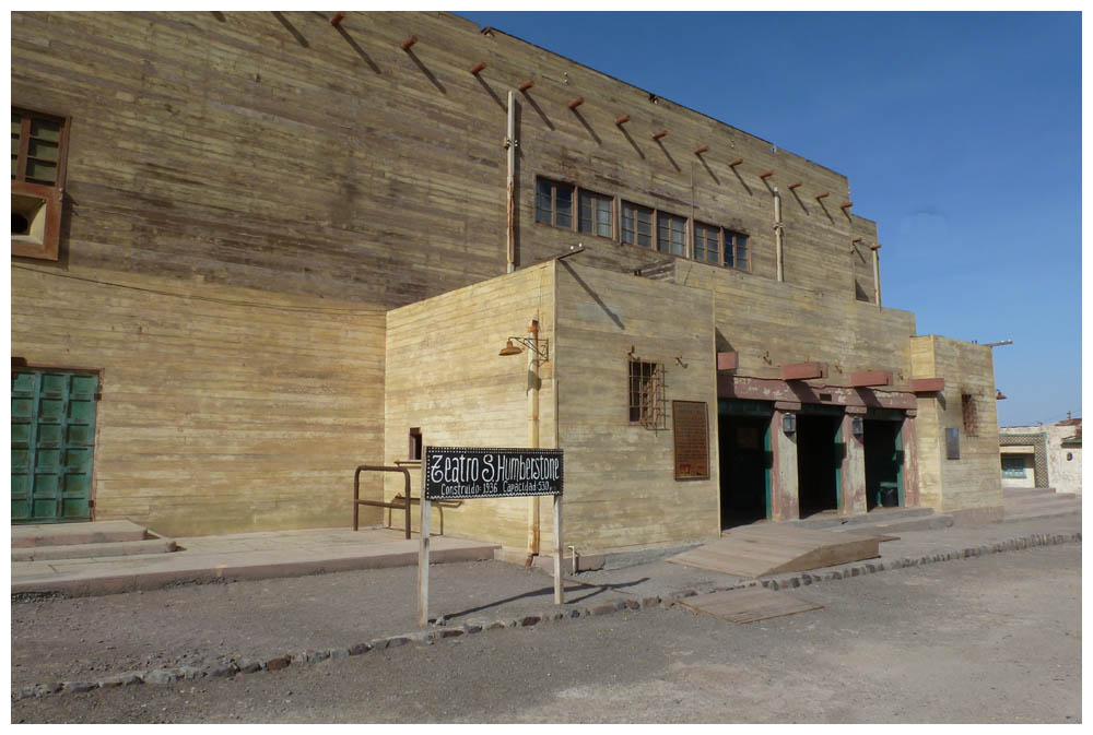 Geisterstadt Humberstone in der Atacama, Theater