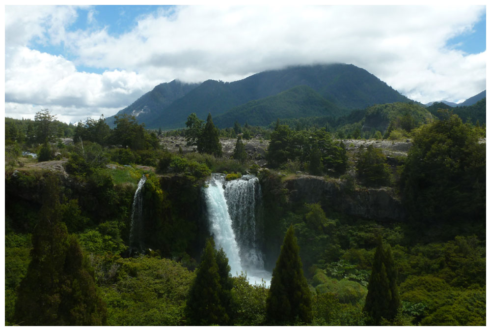 Wasserfall des Río Truful Truful