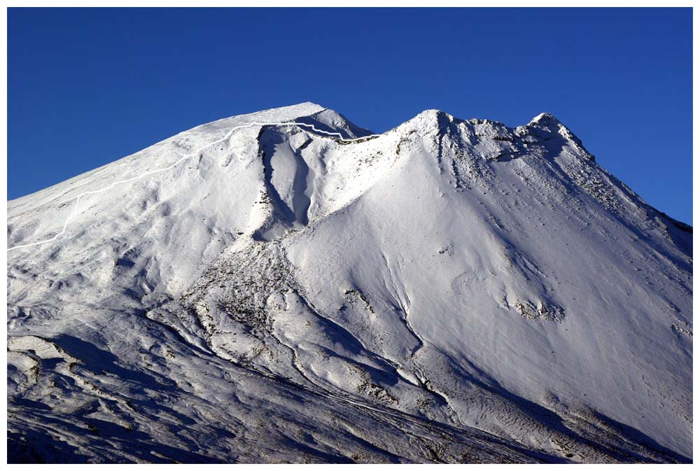 Vulkan  Casa Blanca, Route auf den Gipfel