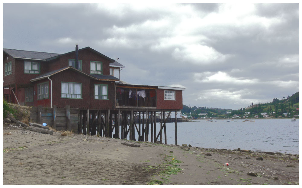 Chiloe, Castro, Palafitos-Restaurant