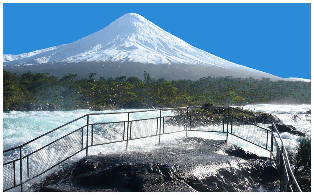 Saltos de Petrohué y Volcan Osorno