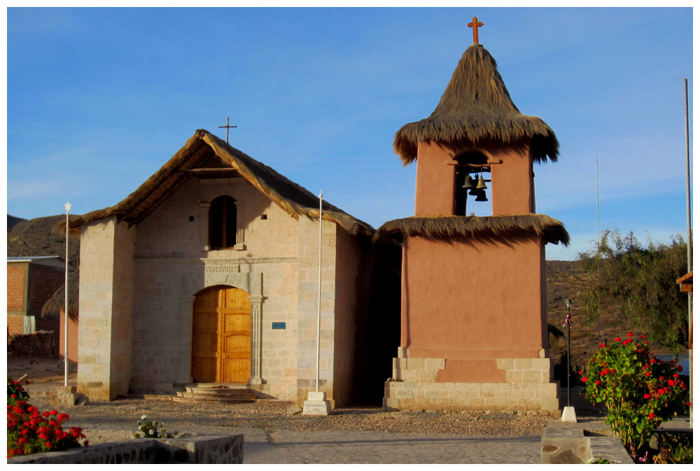 Zwischen Arica und Putre, Kirche in Socoroma