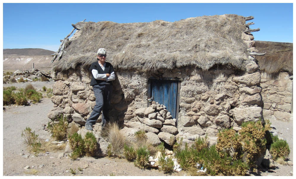 Unbewohntes Haus in Ancuta im Nationalreservat Las Vicuñas, Grete