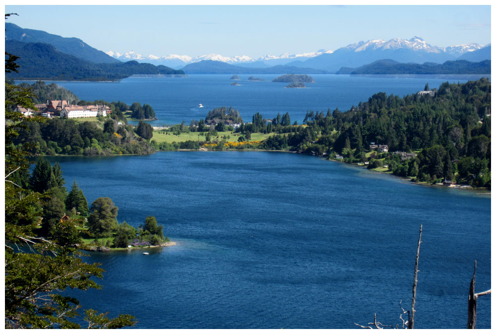 Bariloche, Circuito Llao Llao, Mirador, Lago Moreno Oeste und Lago Nahuel Huapi