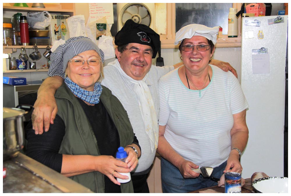 Im Restaurant der Hosteria Outsider in Puerto Varas