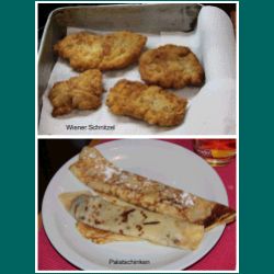 Schnitzel und Palatschinken in Chile