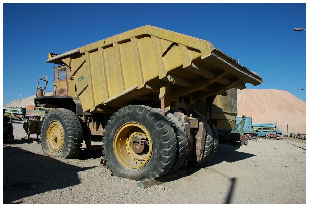 Riesen-LKW im Museum in Chuquicamata 