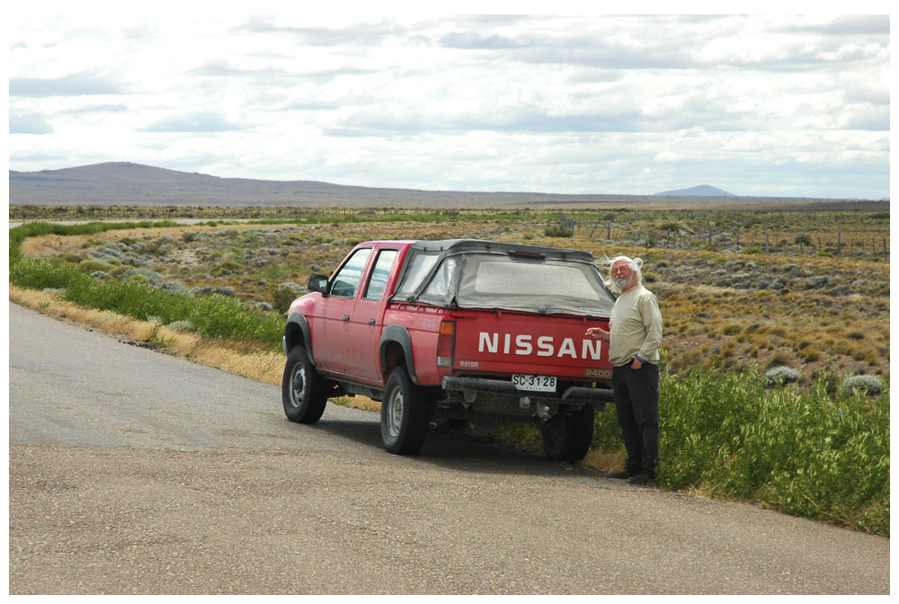 Unser Pick-up in der Pampa