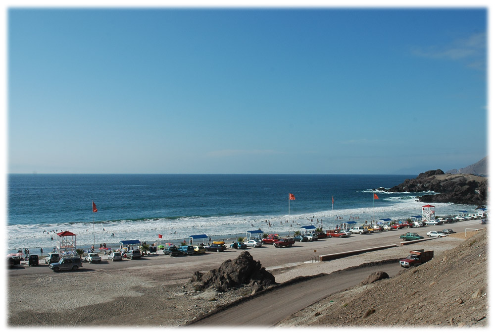 Badestrand am Pazifik bei Tal Tal.