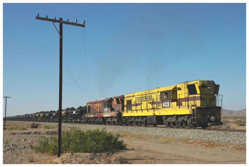 Güterzug durch die Atacama