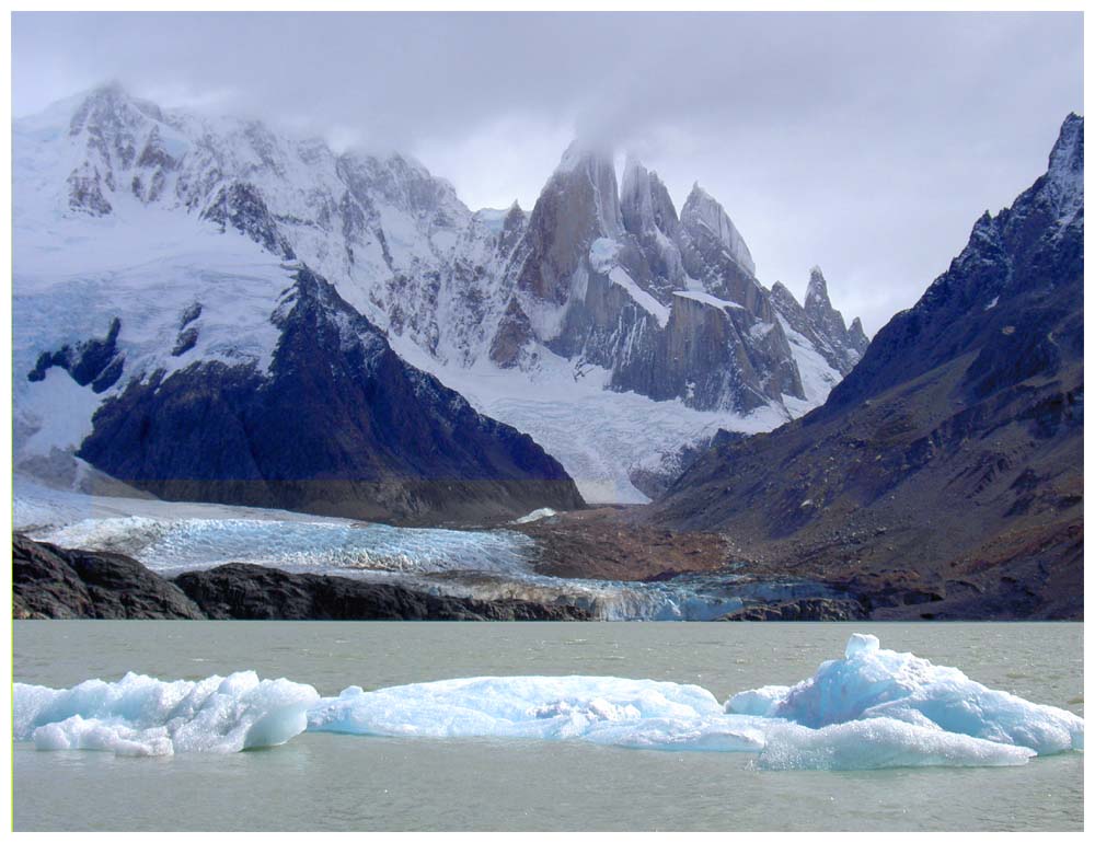 Cerro Torre, Aguja Torre Egger, Punta Herrón, Aguja Standhardt