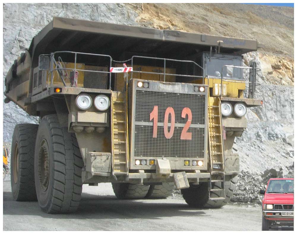 Chuquicamata LKW in der Kupfermine