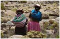 Zwei Frauen bei Parinacota