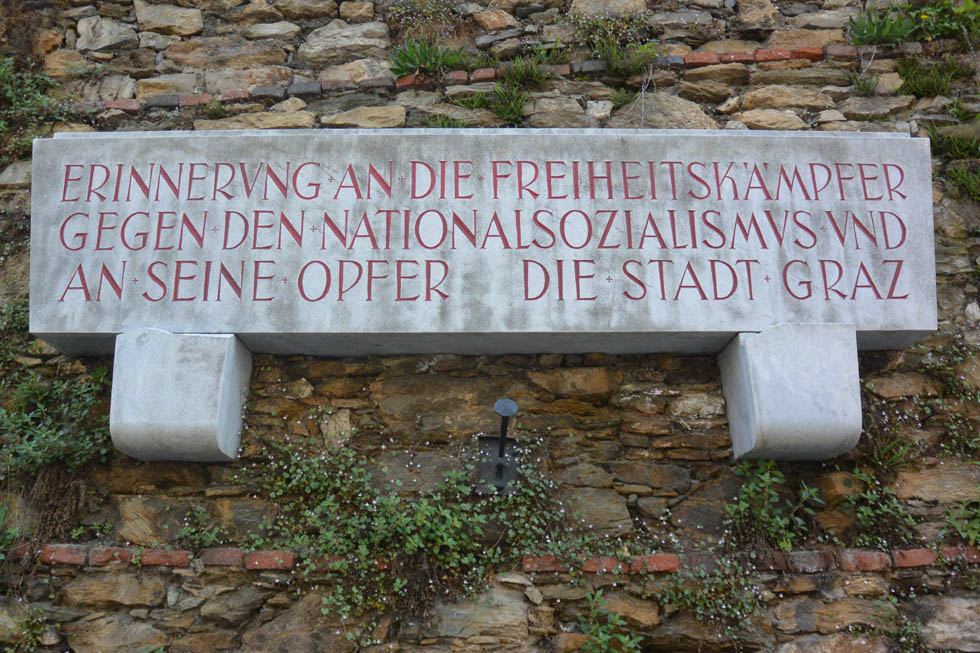 Graz, Gedenktafel Freiheitskämpfer 