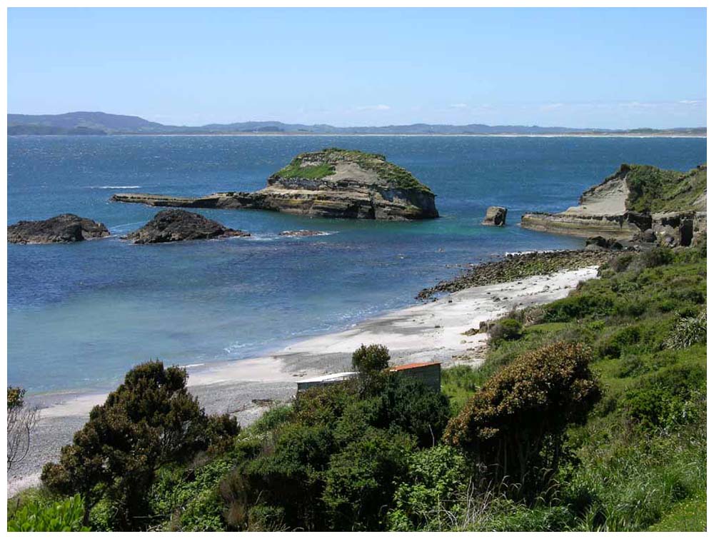 Pazifikstrand beim Mar Brava in der Nhe von Ancud