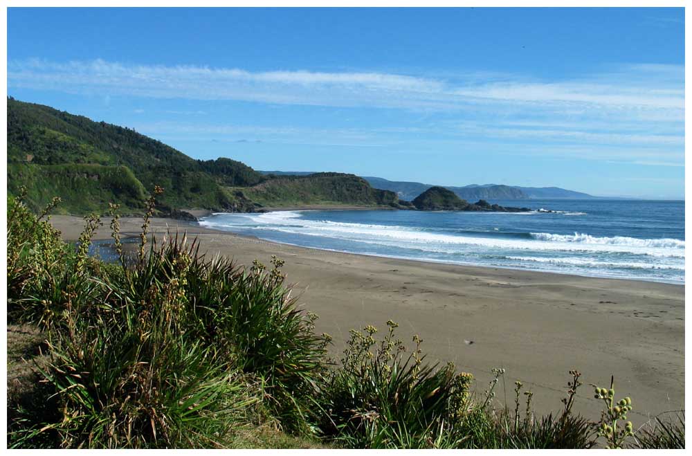 Pazifikstrand bei Los Molinos, Valdivia