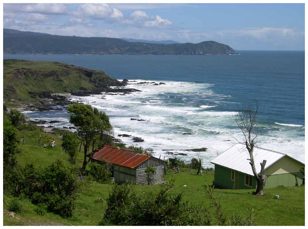 Pazifikstrand bei Los Molinos, Valdivia