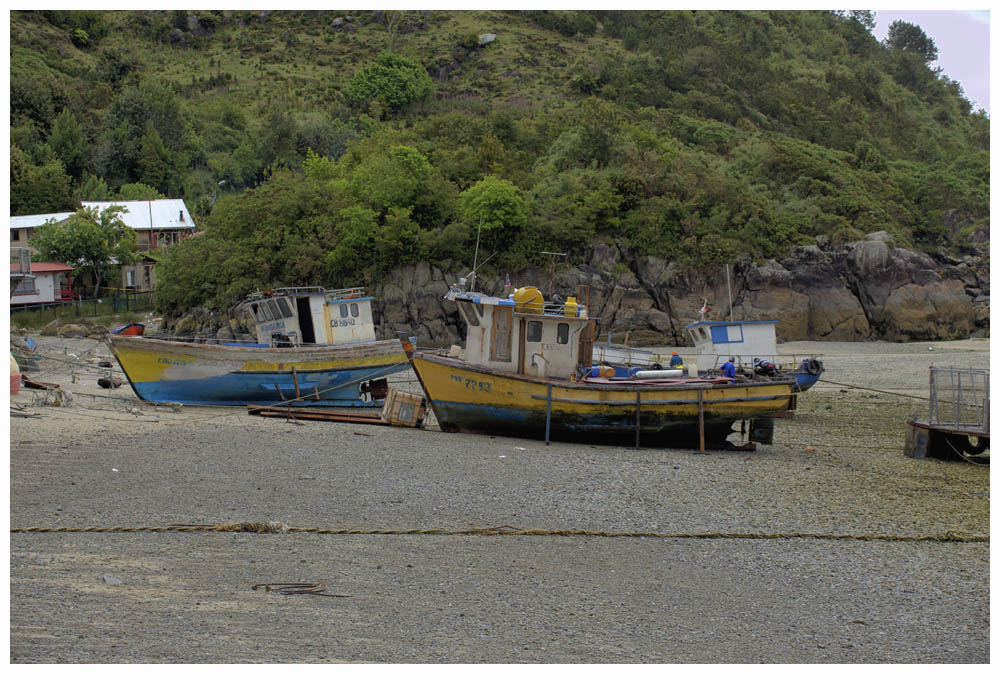 Fischerboote bei Caleta La Arena