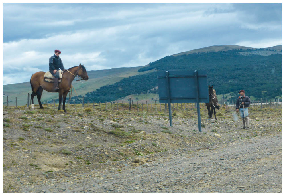 Gaucho in der argentinischen Pampa