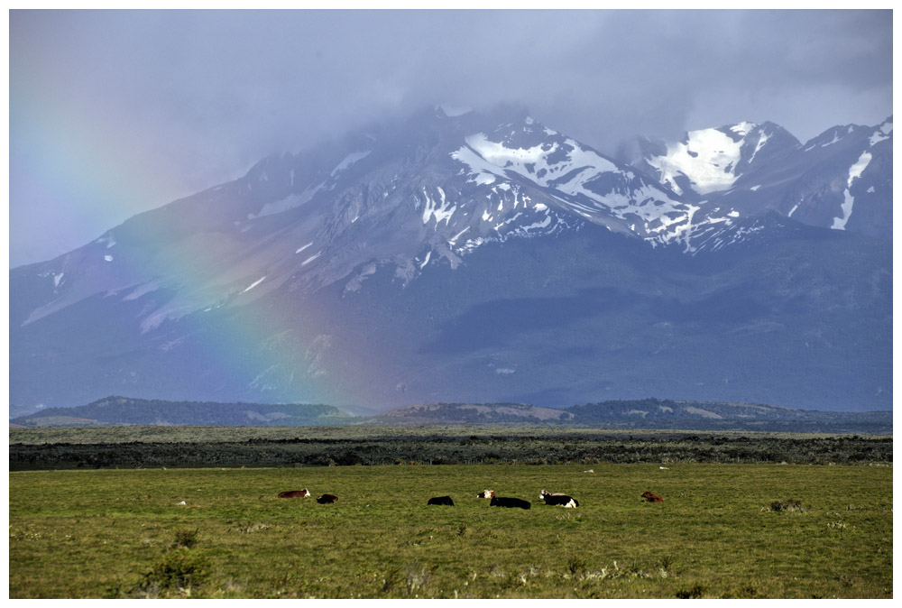 Regenbogen bei Puerto Natales