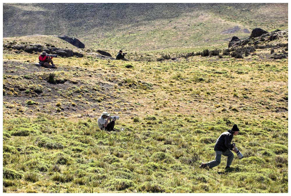 Fotografen im Nationalpark Torres del Paine