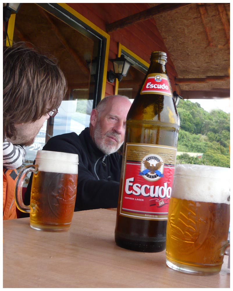 Escudo, eine bekannte chilenische Biermarke