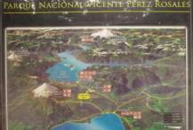 Panoramakarte vom Parque Nacional Vicente Perez Rosales