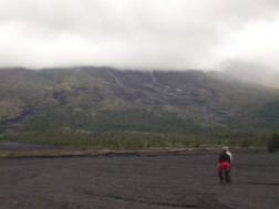 Lavafeld beim Vulkan Osorno