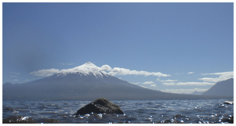 Vulkan Osorno und Lago Llanquihue