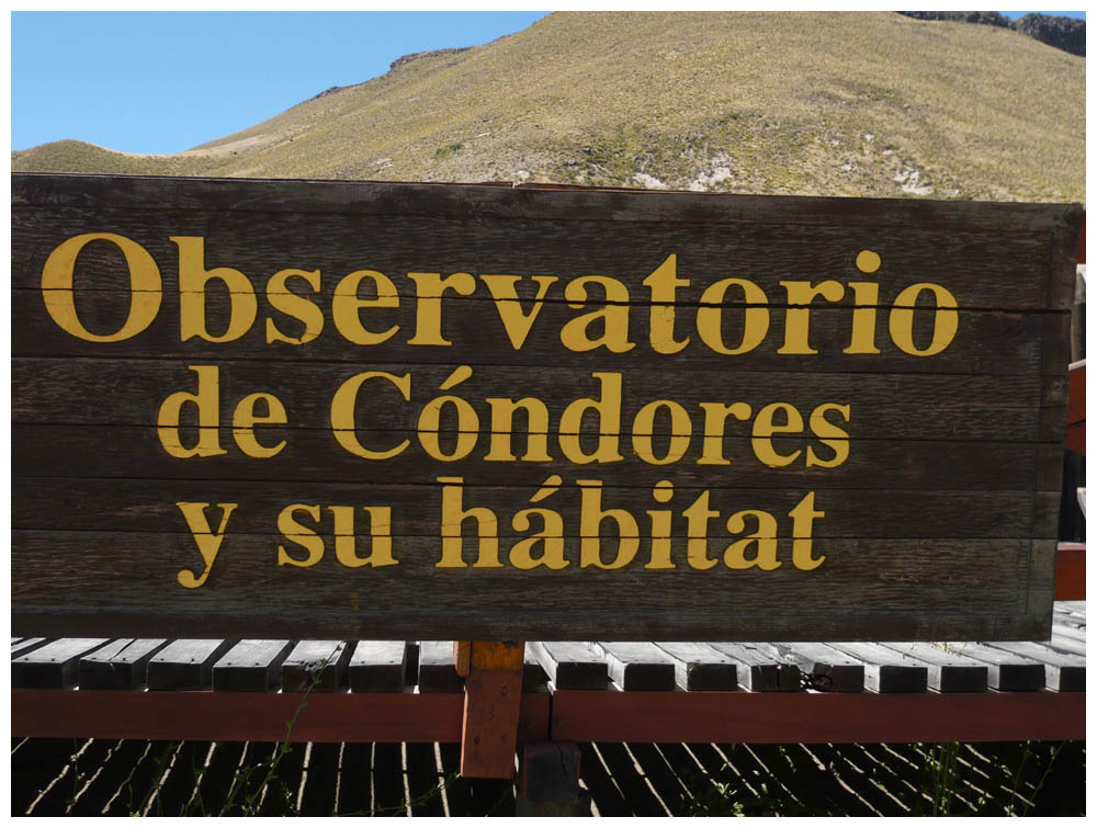 Beobachtungsstation für Kondore