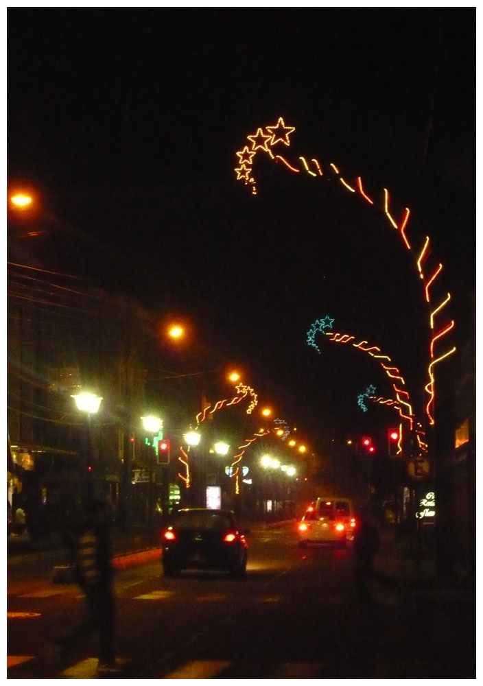 Weihnachtsbeleuchtung in Puerto Varas