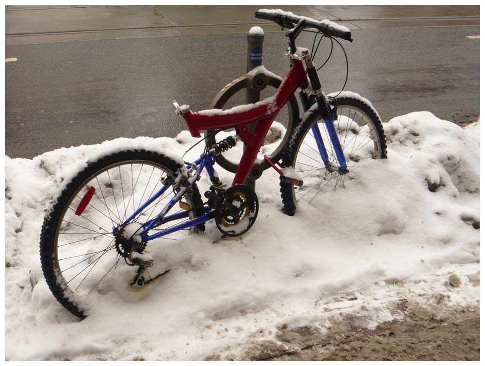 Kein Wetter zum Biken heute in Toronto