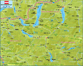 Groessenvergleich Attersse und Salzkammergut