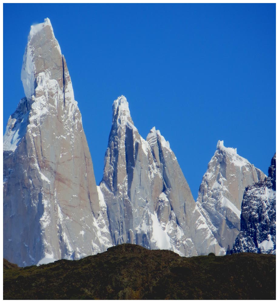 El Chaltén,  Cerro Torre, Aguja Torre Egger, Punta Herrón, Aguja Standhardt