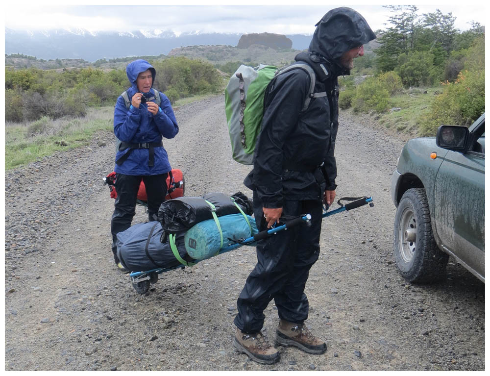 Zwei Wanderer von Puerto Montt nach Punta Arenas