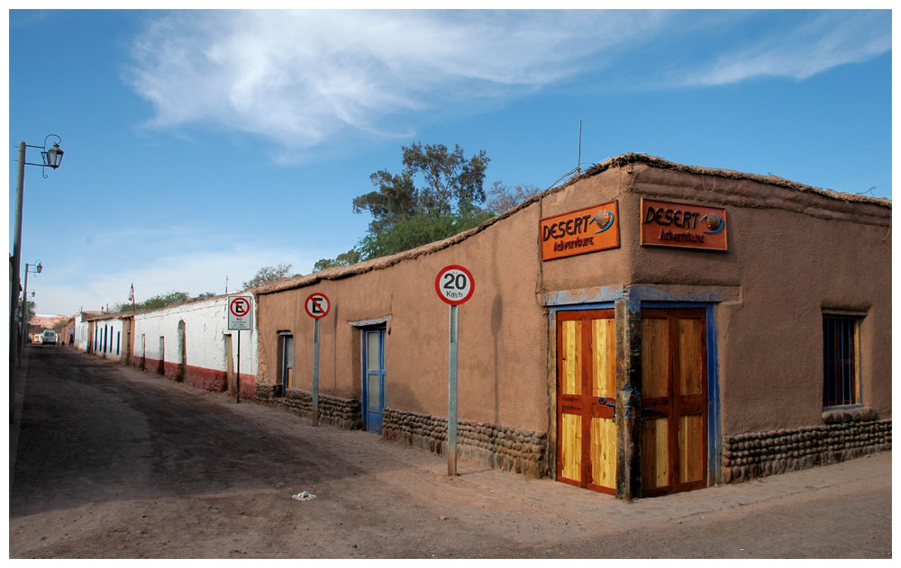 San Pedro de Atacama, Strasse