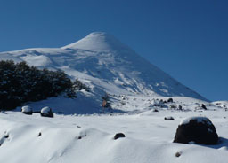 Volcán Osorno en invierno