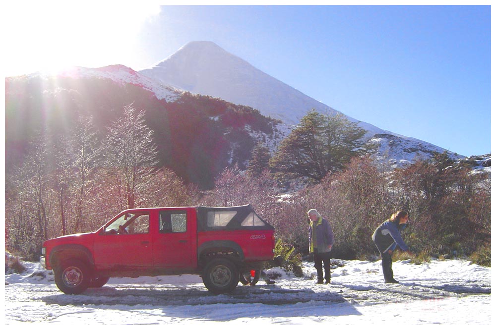 Winter am Vulkan Osorno
