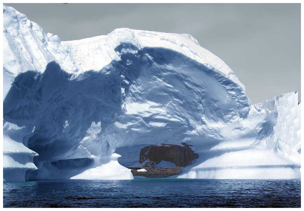 Eisberg. Antarktis