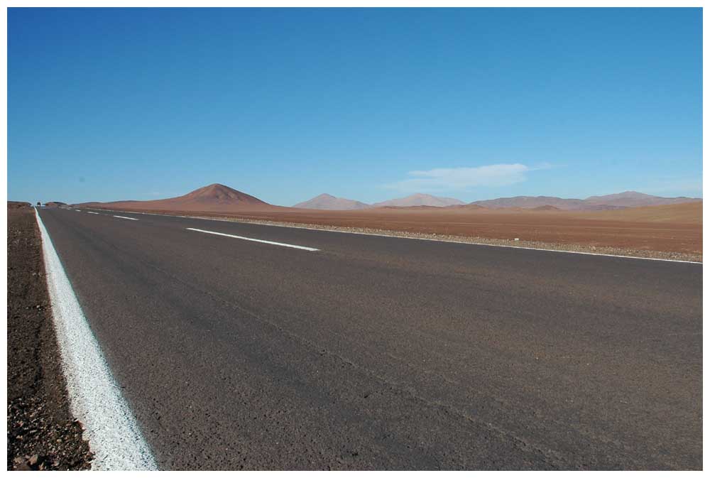 Panamericana durch die Atacama-Wüste