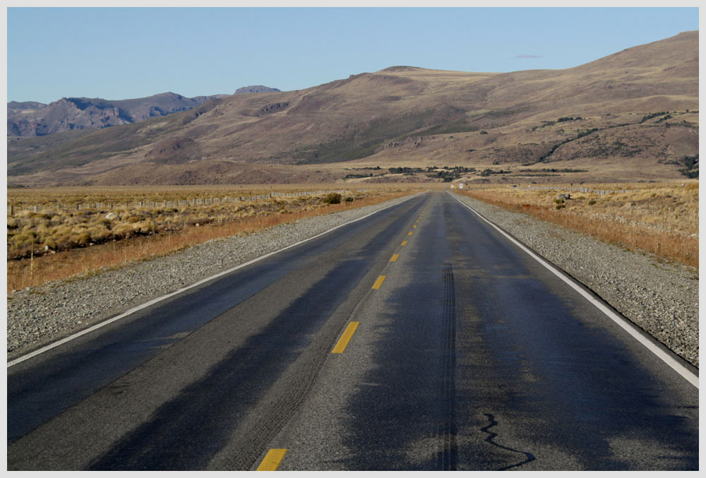 Ruta 40 vor Esquel, Patagonientour