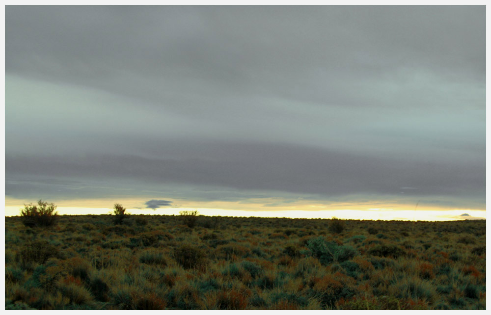 Patagonientour, Abend an der Ruta 40