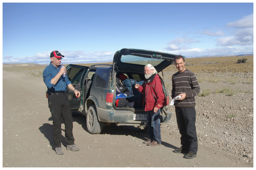 Patagonientour, Mittagspause an der Ruta 40